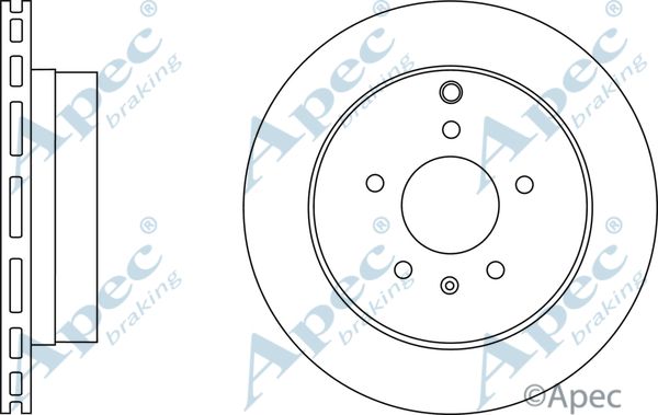 APEC BRAKING Jarrulevy DSK2661